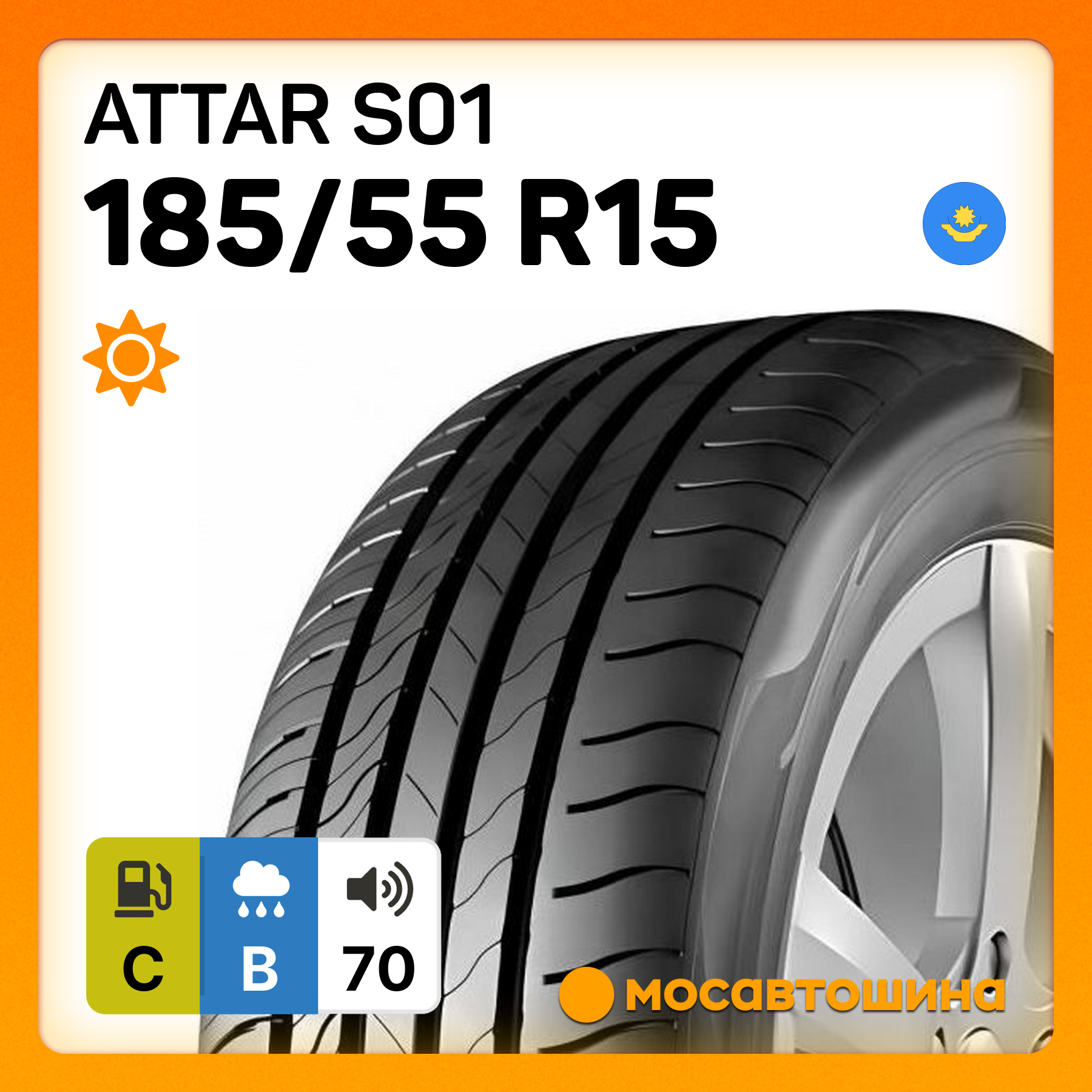 Pneu 4 Saisons FORTUNA 185/55 R15 86V XL – Renforcé, Adhérence Neige Et Pluie, Pour Voiture - 9